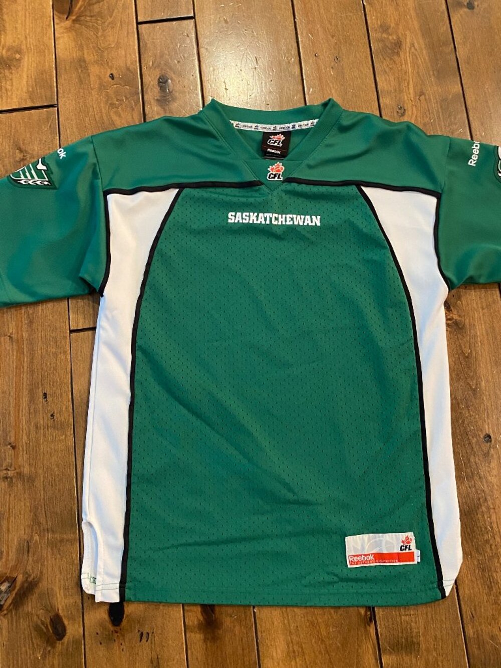 Official Reebok CFL Saskatchewan Roughriders Youth Jersey – Size 14/16